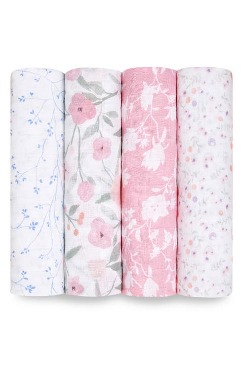 4-Pack Classic Swaddling Cloths