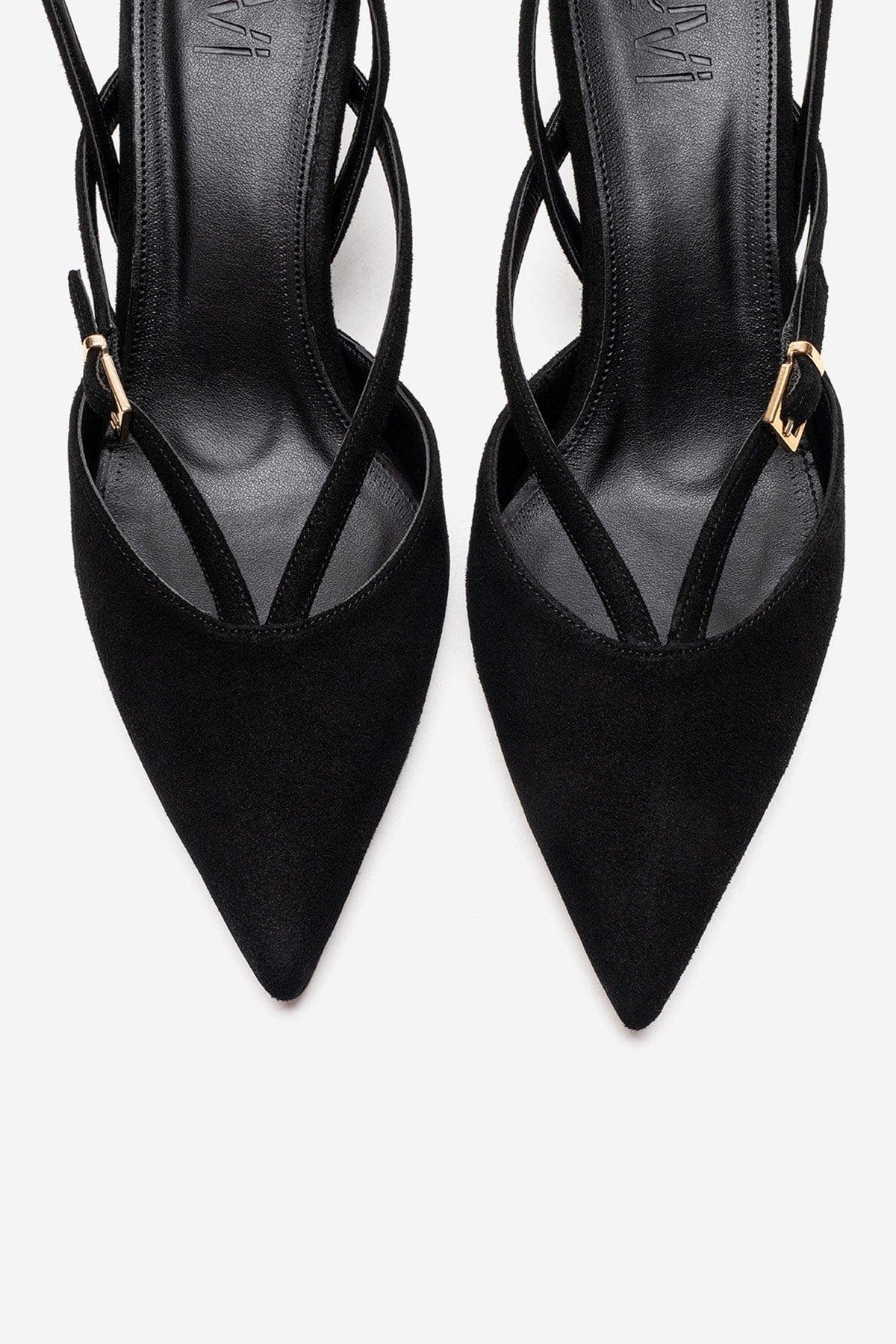 Prologue Shoes Armonia Stiletto Pump, Alternate, color, Black Suede