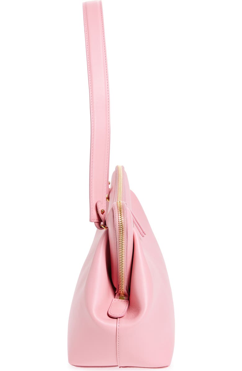 Mansur Gavriel M Frame Leather Shoulder Bag, Alternate, color, Flamingo