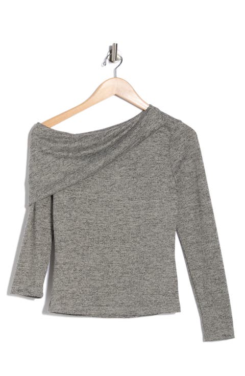 One-Shoulder Knit Top