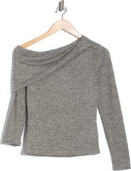 Renee C One-Shoulder Knit Top
