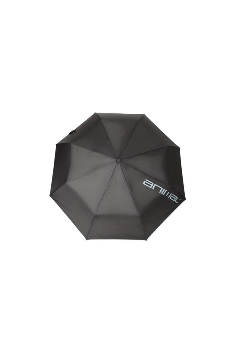 Mini Automatic Folding Umbrella, Main, color, Black