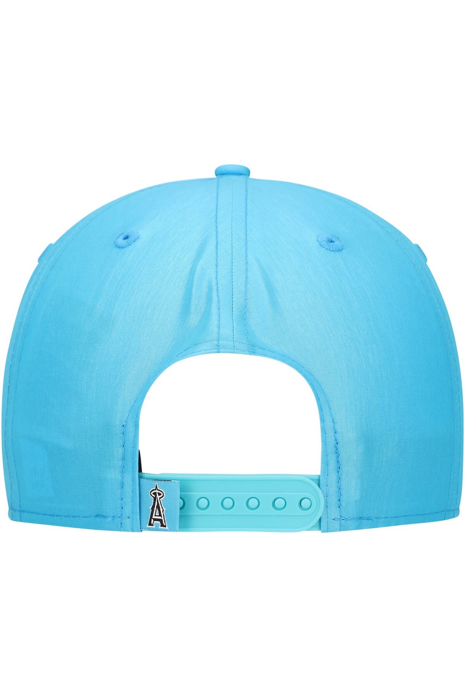 Ade Neon New Era Men's New Era Blue Los Angeles Angels Neon Golfer Snapback Hat ...