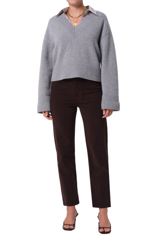 Citizen Of Humanity Citizens Of Humanity Caia High Waist Ankle Straight Leg Jeans In Brown