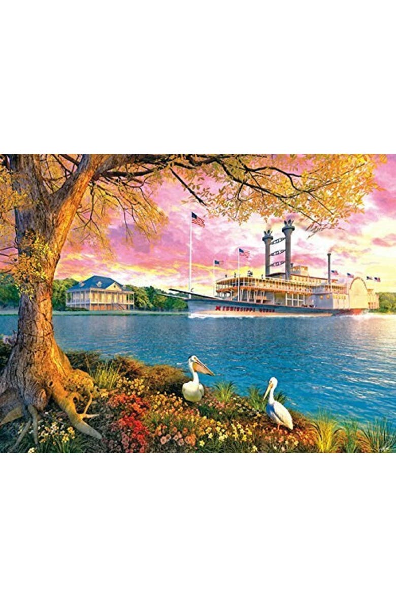 Sunsout Mississippi Queen 500 piece Jigsaw Puzzle for Adults, Alternate, color, Multicolor