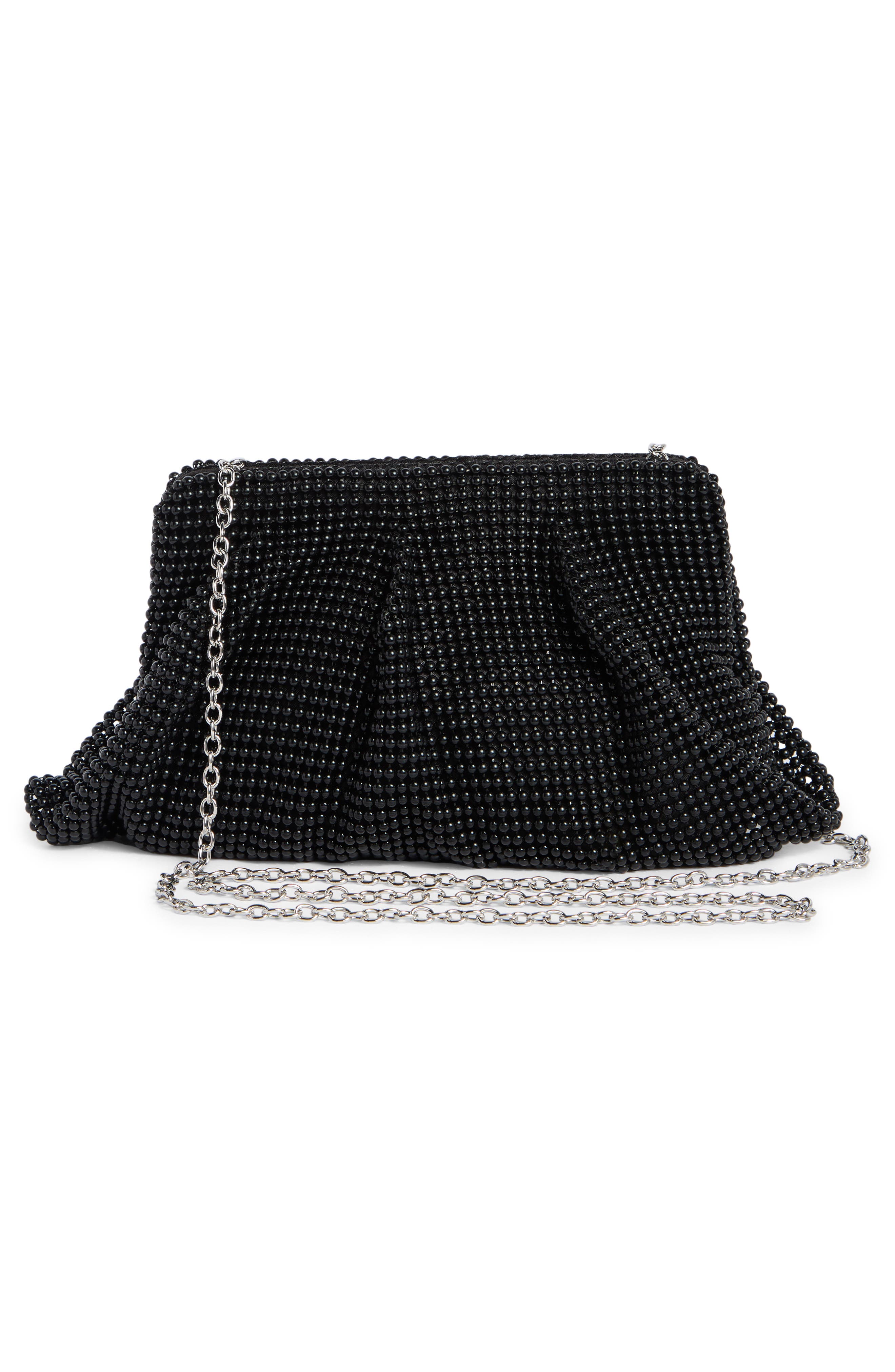Jessica McClintock Lorana Clutch, Alternate, color, Black