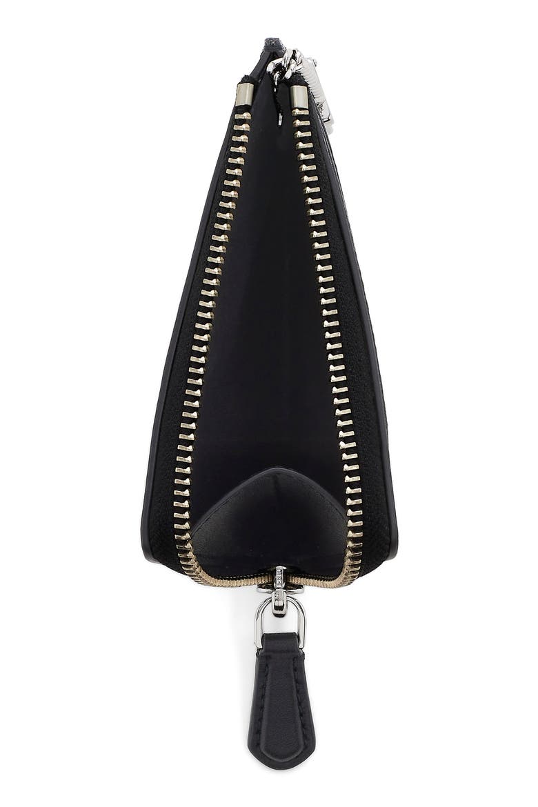 The Everyday Top Zip Wallet, Alternate, color, BLACK