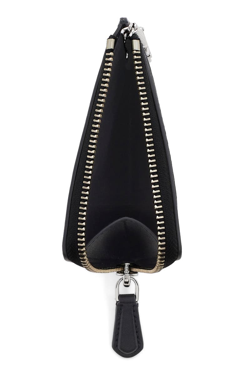 Marc Jacobs The Top Zip Wallet, Alternate, color, Black