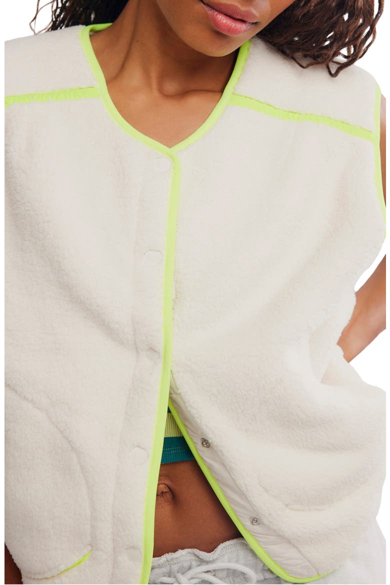 FP Movement Mountain High Water Resistant Vest, Alternate, color, IVORY