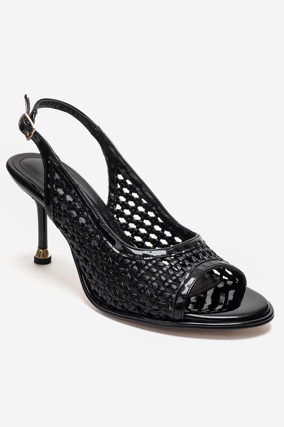 Prologue Shoes Bonito Stiletto Sandal, Alternate, color, Black