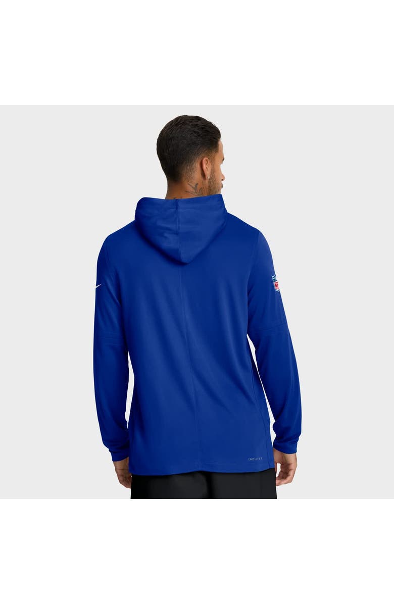 Nike Men's Nike Royal Buffalo Bills Big & Tall Sideline Performance Long Sleeve Hoodie T-Shirt, Alternate, color, Royal
