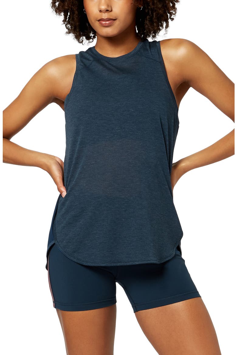 Pacesetter Run Tank, Main, color, BEETLE BLUE
