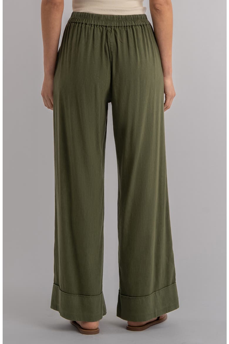 Meg High Waist Ankle Wide Leg Pants, Alternate, color, DILL