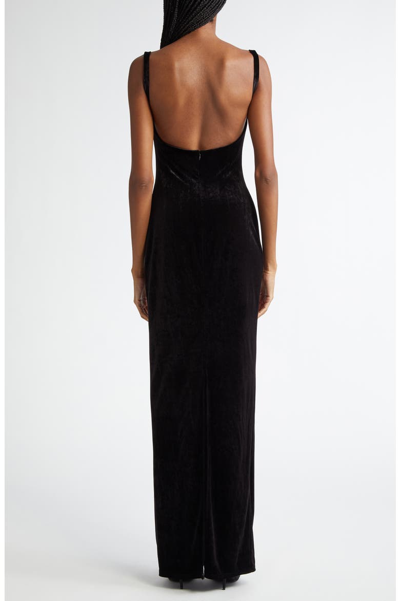 Velvet Gown, Alternate, color, 1000 BLACK
