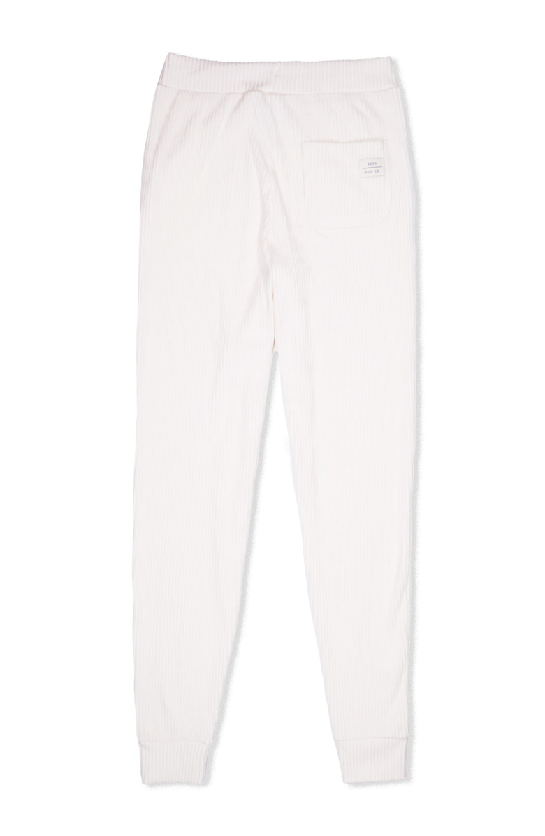 Everyday California Malibu Ribbed Jogger, Alternate, color, Off White