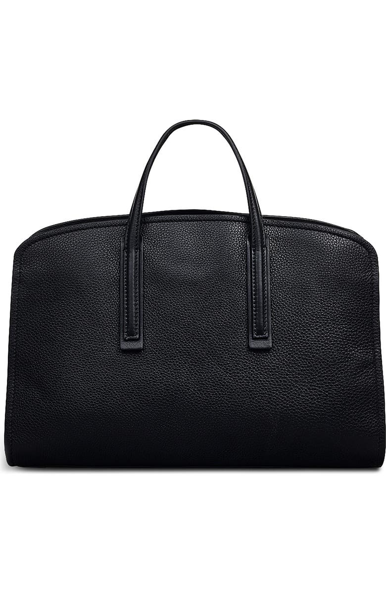 Radley Arragon Pebbled Leather Satchel, Alternate, color, Black