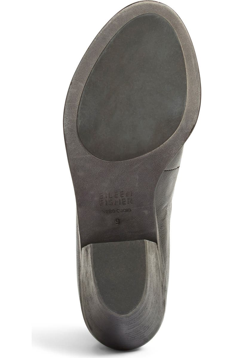 Eileen Fisher 'Ink' Open Toe Block Heel Bootie, Alternate, color,