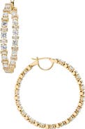 Nadri Gwen Cubic Zirconia Hoop Earrings