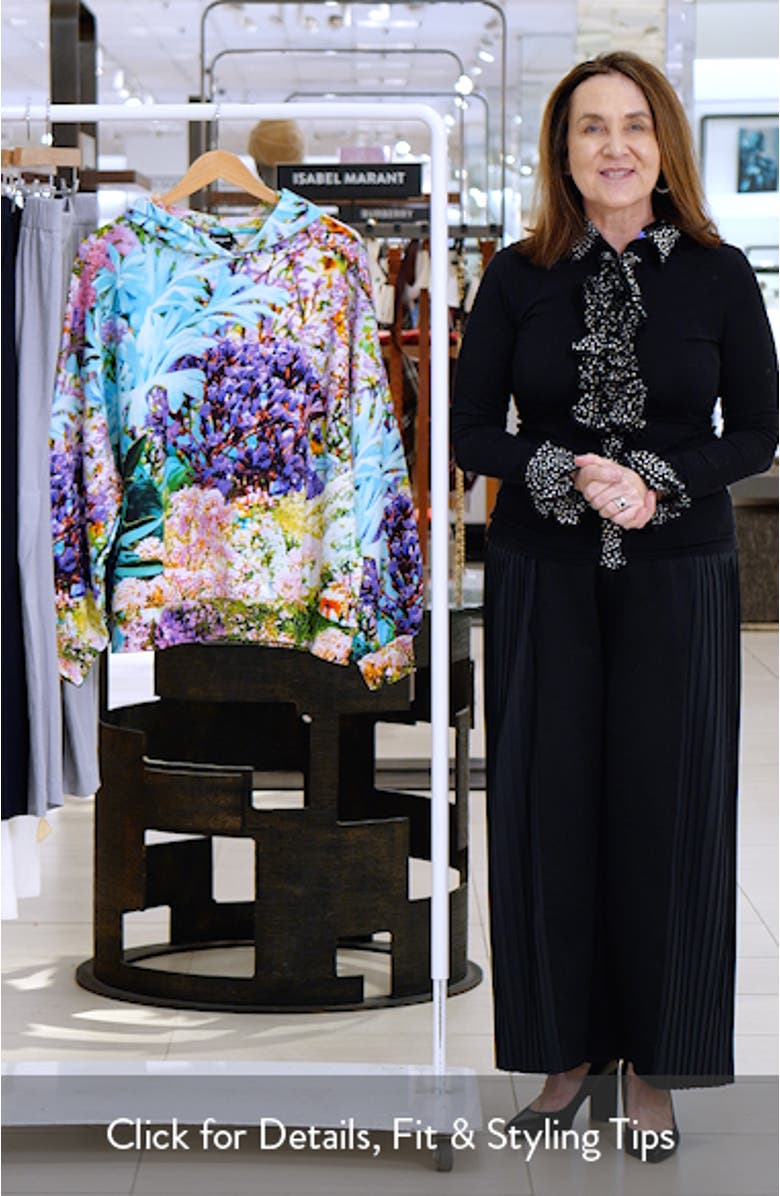 Printed Oversize Cotton Hoodie, sales video thumbnail