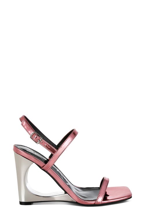 London Rag Ladra Wedge Sandal In Pink
