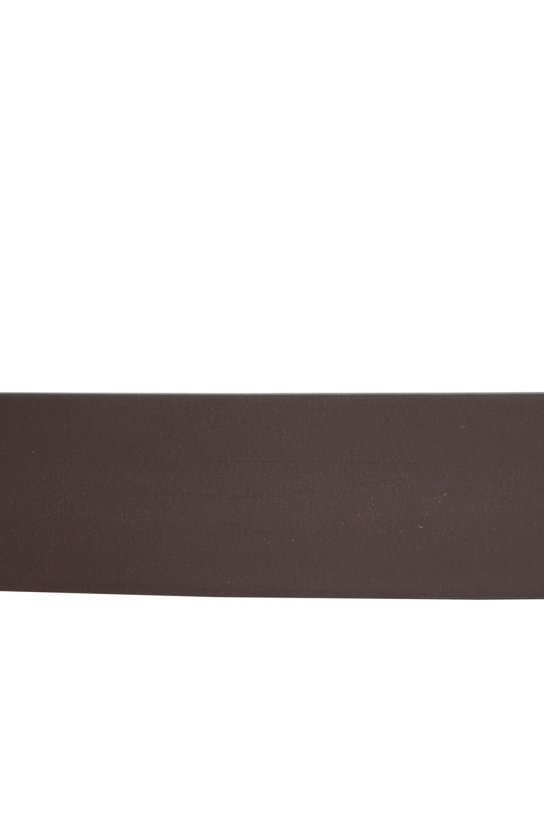 Joe's Oil Tanned Leather Wrapped Buckle Belt, Alternate, color, Brown