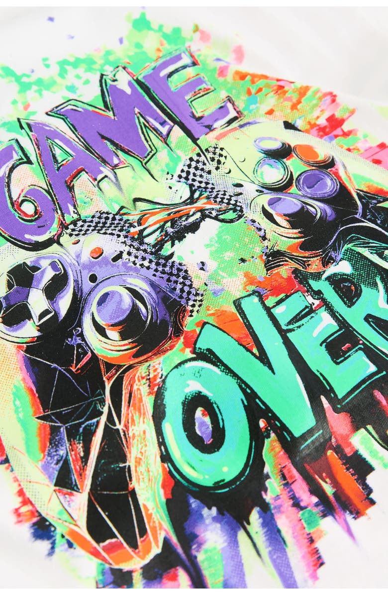 NEXT Kids' Game On Cotton Graphic T-Shirt, Alternate, color, White