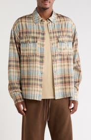 PacSun Cody Plaid Flannel Button-Up Shirt