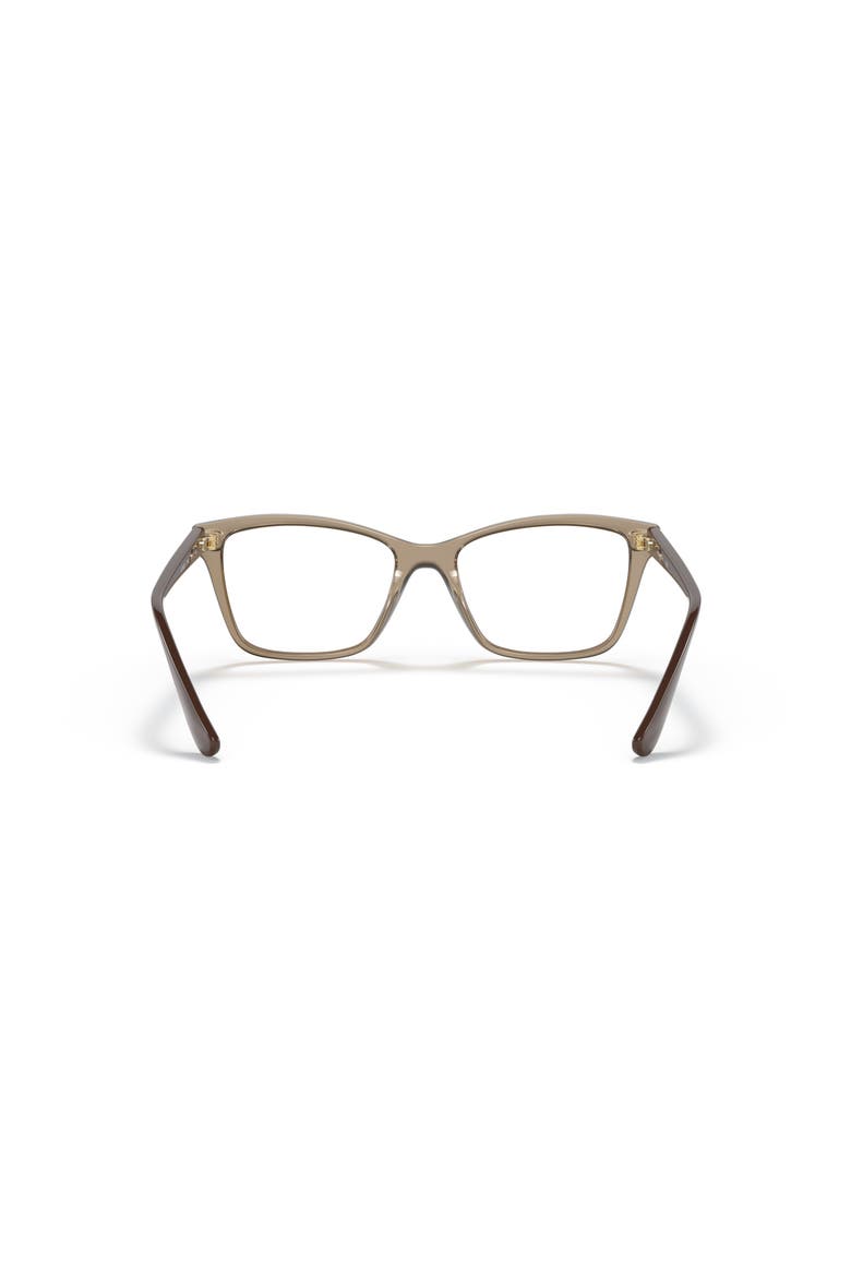 51mm Rectangle optical glasses, Alternate, color, Brown