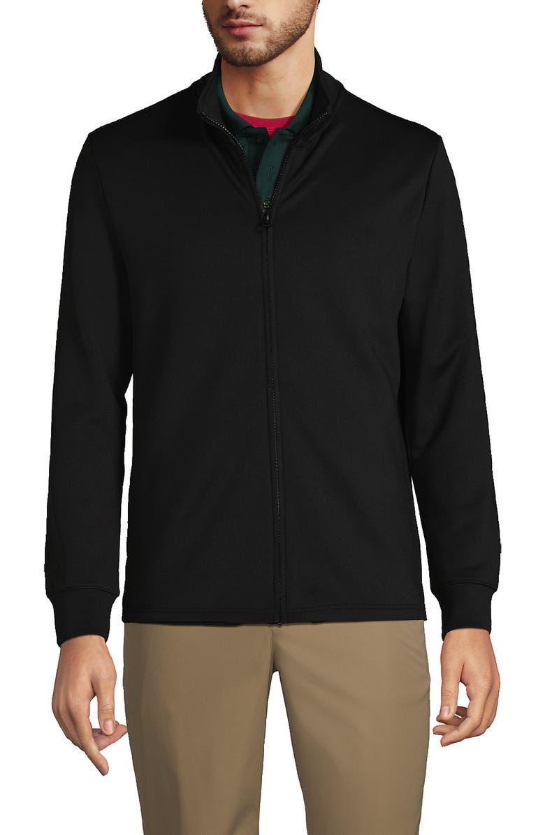Lands' End Active Performance Full Zip Jacket, Main, color, Black