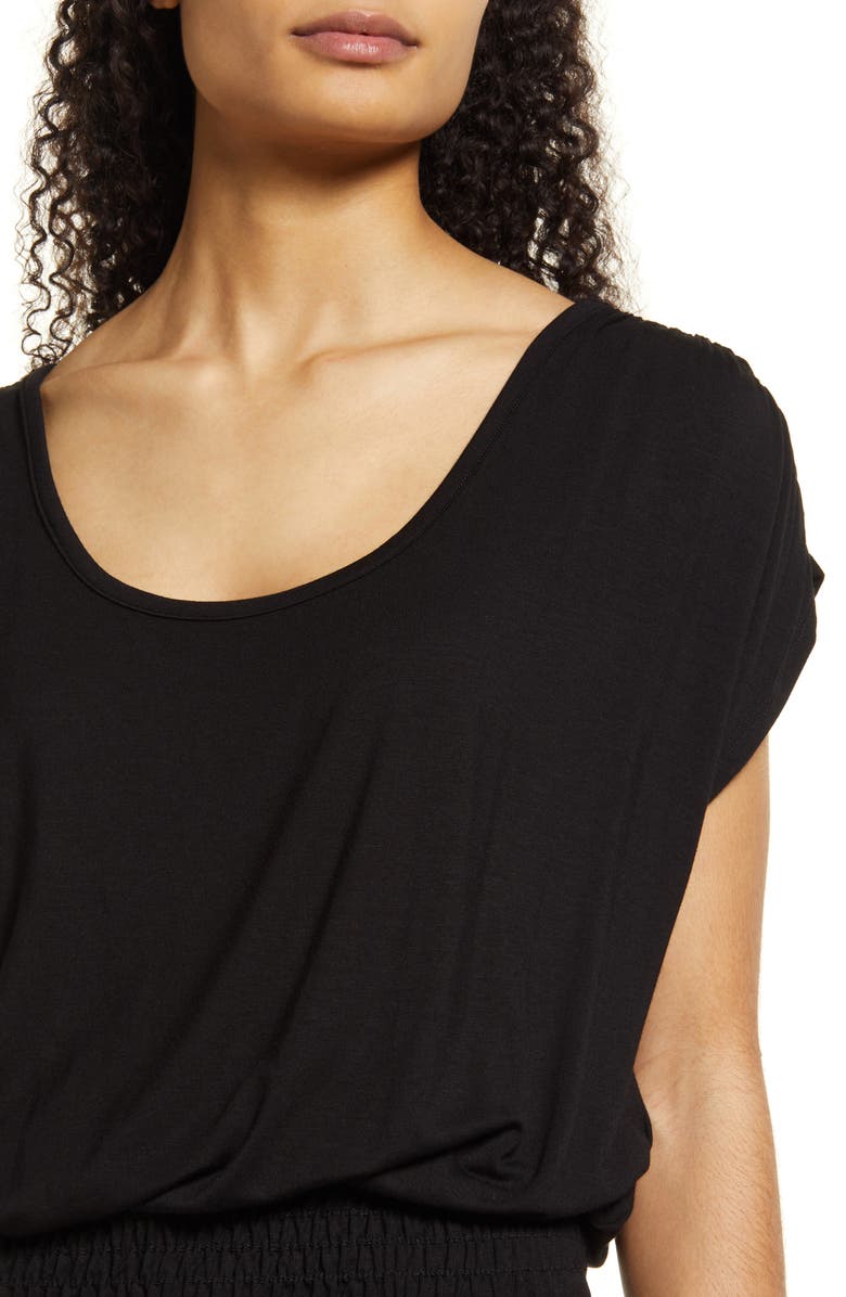 Loveappella Smocked Waist Top, Alternate, color,