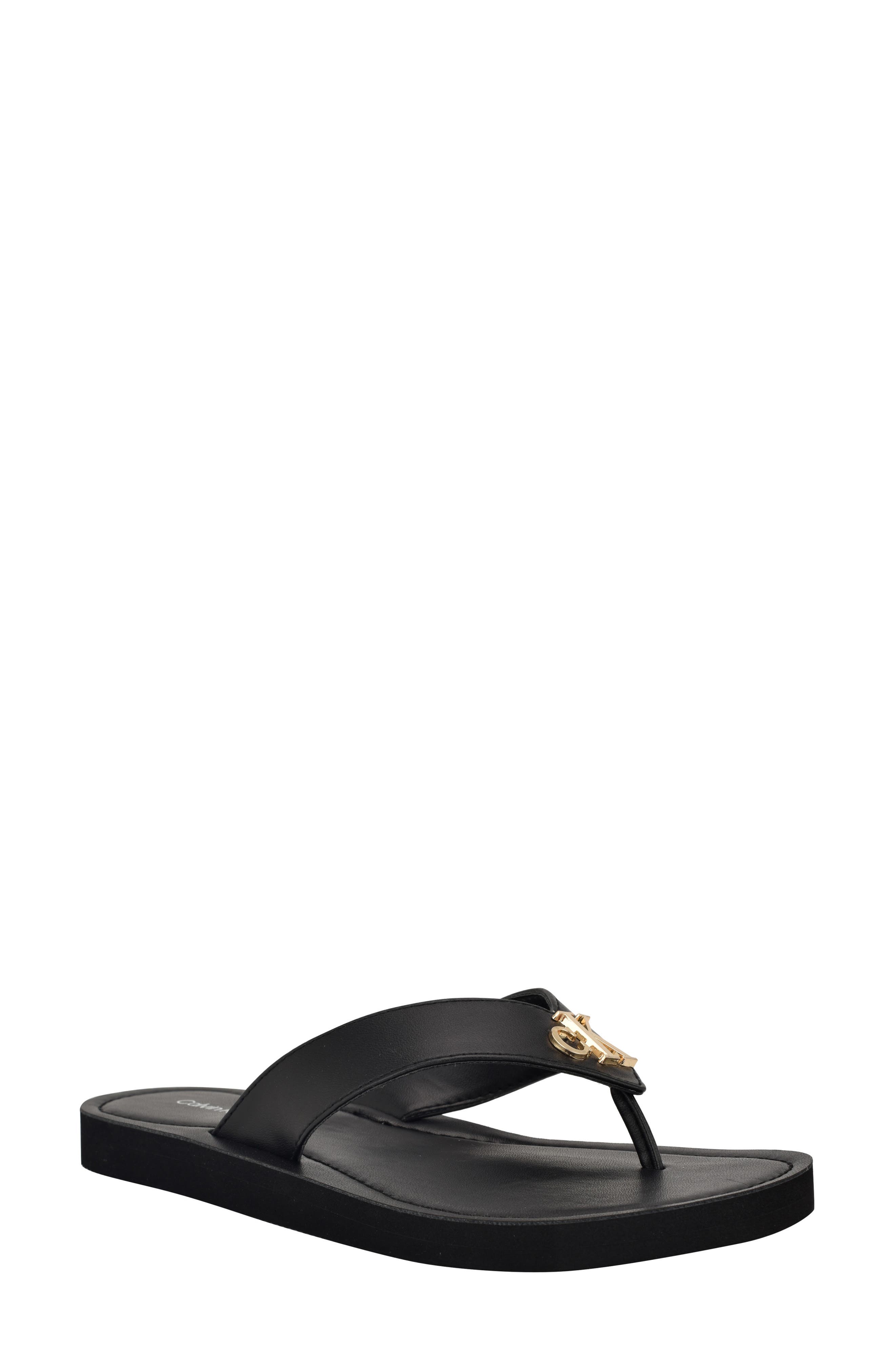 Calvin Klein Jaimze Flip Flop, Main, color, 