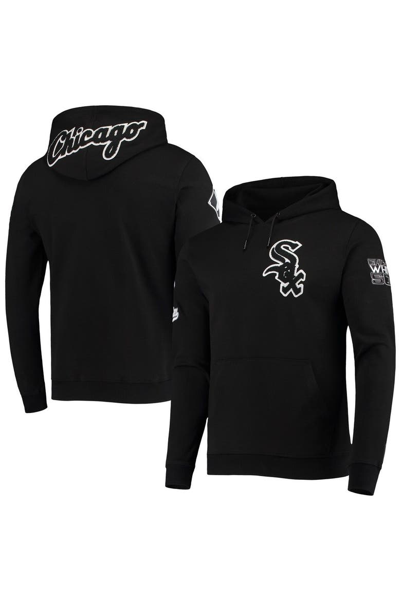 Men's Pro Standard Black Chicago White Sox Team Logo Pullover Hoodie, Main, color, Black