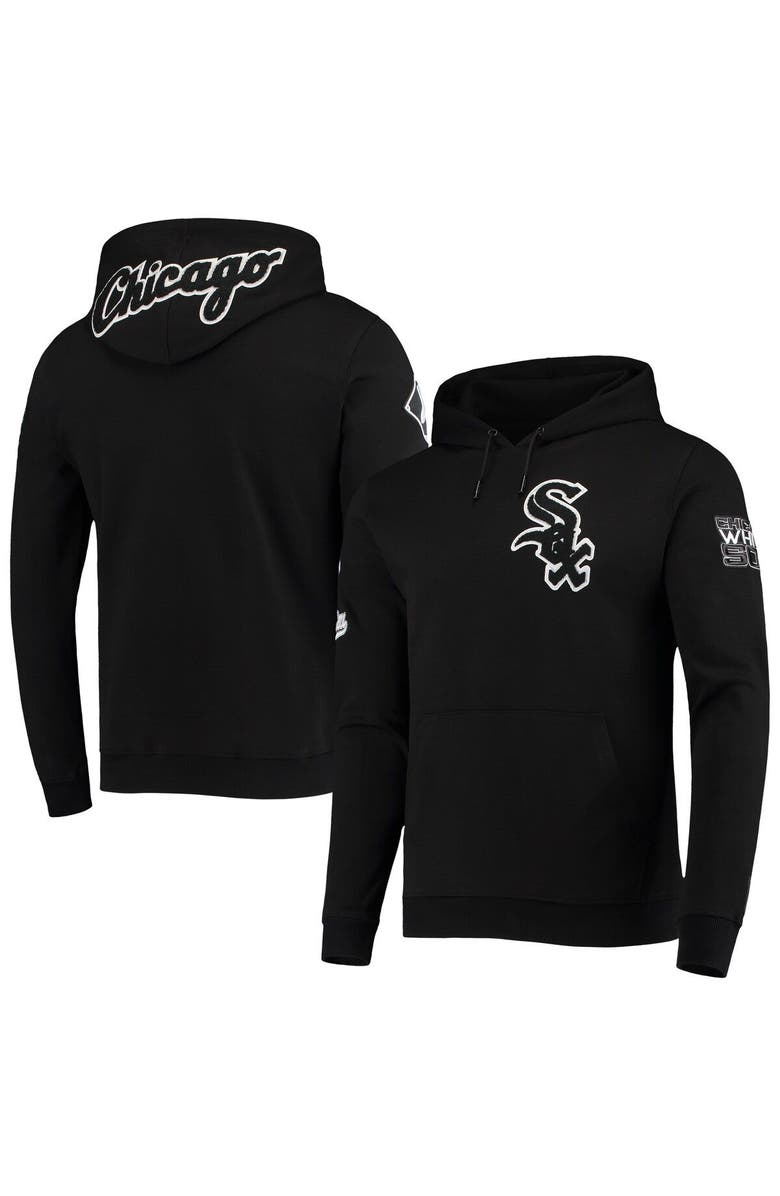 PRO STANDARD Men's Pro Standard Black Chicago White Sox Team Logo Pullover Hoodie, Main, color, 