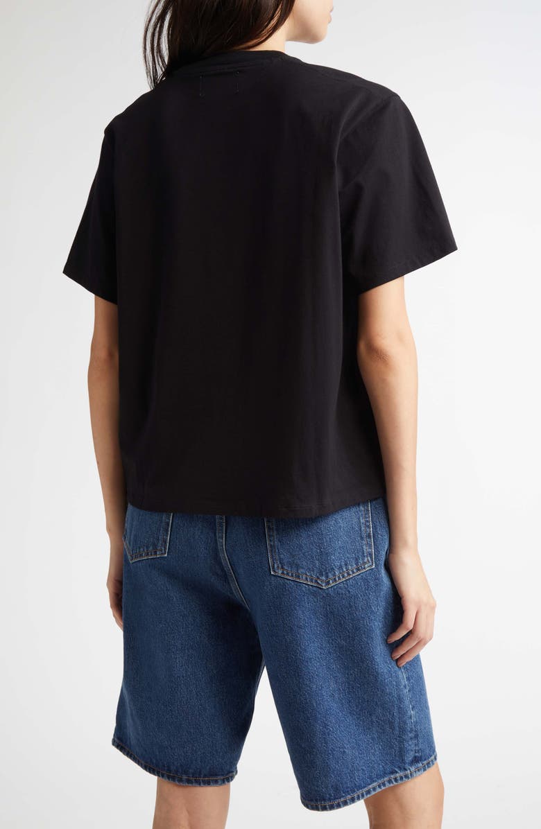 LOULOU DE SAISON Telanto Supima<sup>®</sup> Cotton T-Shirt, Alternate, color, Black