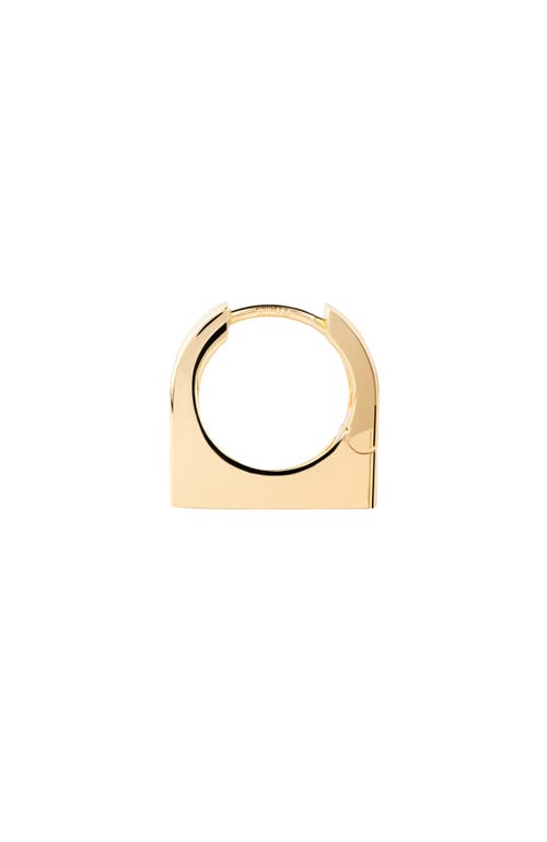 Pdpaola New York Single Hoop In Gold