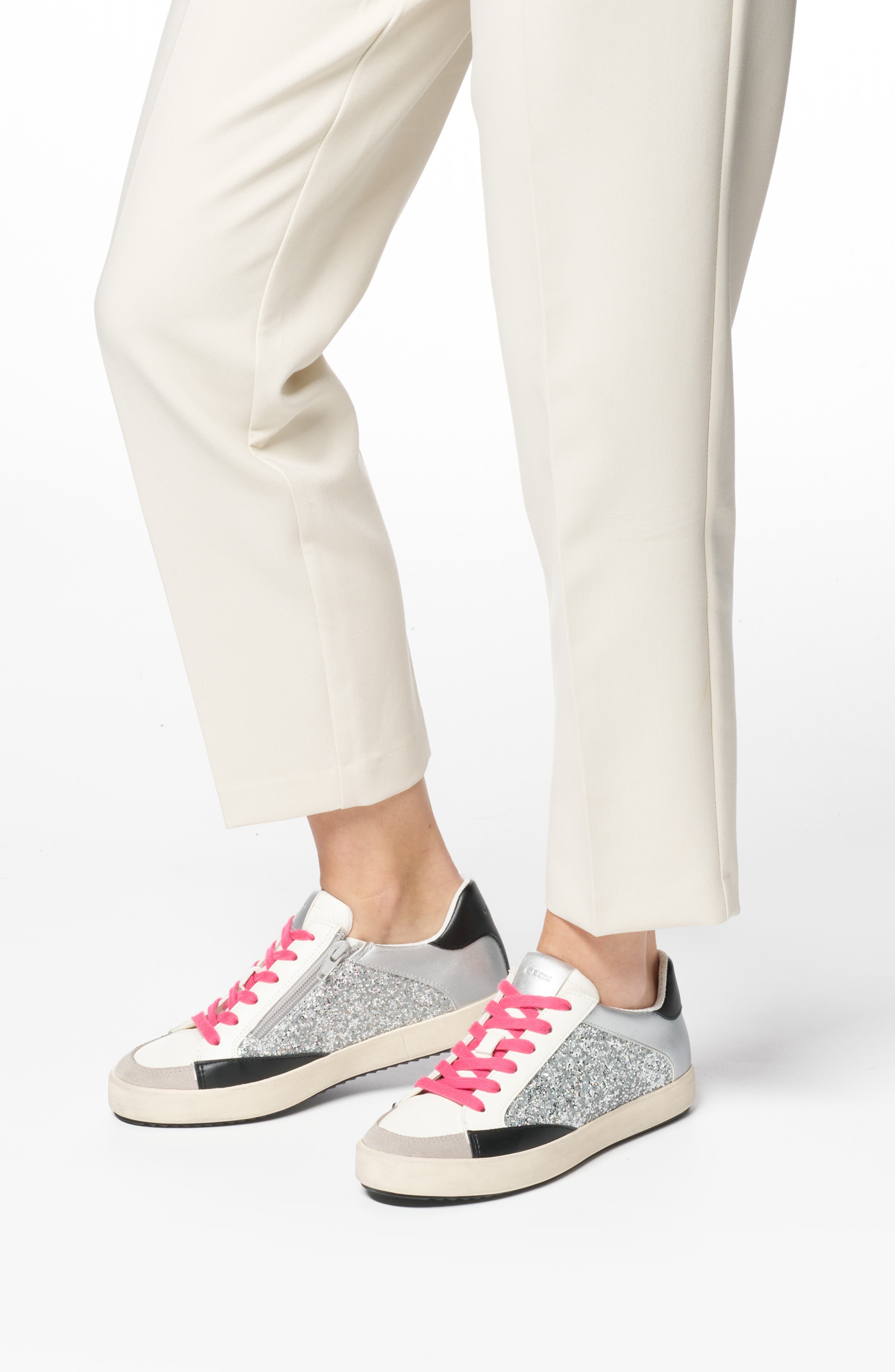 Geox Blomiee Low Top Sneaker, Alternate, color, 