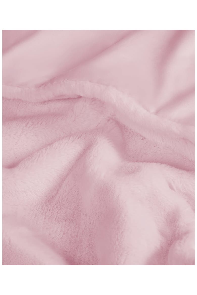 Plush Throw Blanket, Alternate, color, LIGHT PINK