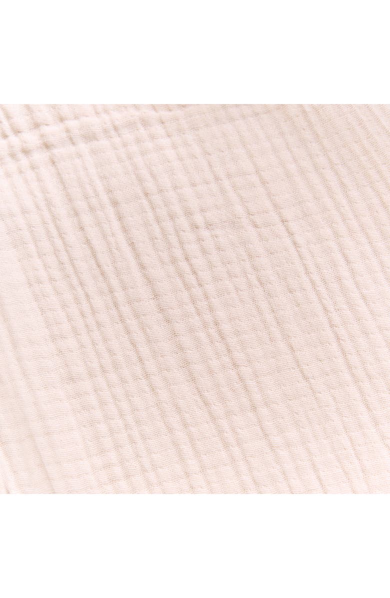 Honeydew Cotton Gauze Throw Blanket, Alternate, color, Oat