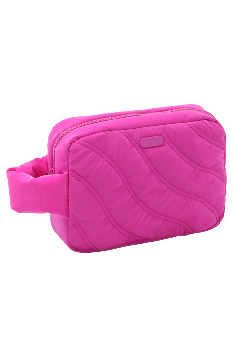 MYTAGALONGS Elle Large Cosmetics Bag, Alternate, color, Hot Pink