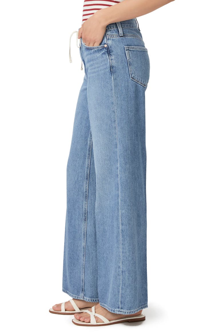 Zoey Tie Waist Wide Leg Jeans, Alternate, color, ALAYA