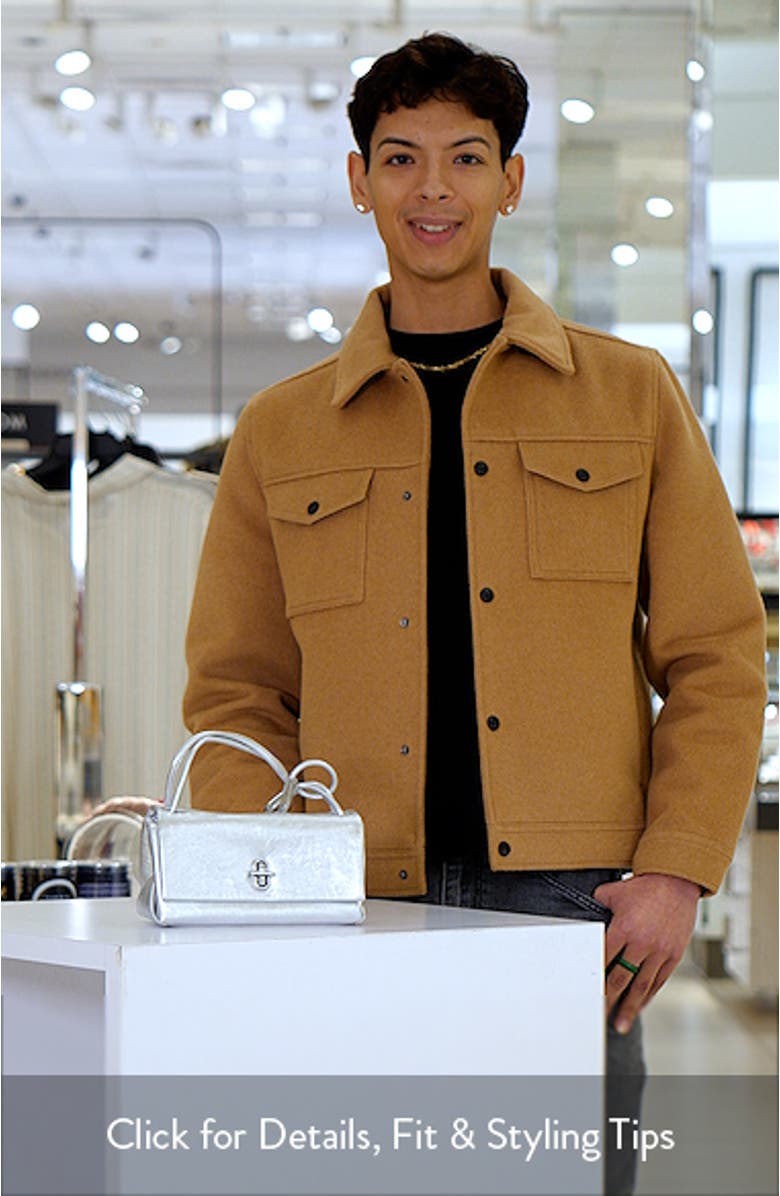 The Mini Dual Metallic Leather Handbag, sales video thumbnail