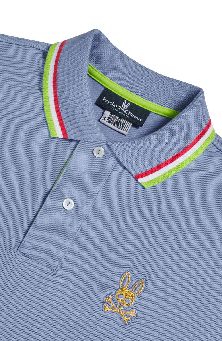 Psycho Bunny Kids' St. Lucia Tipped Piqué Polo, Alternate, color, 