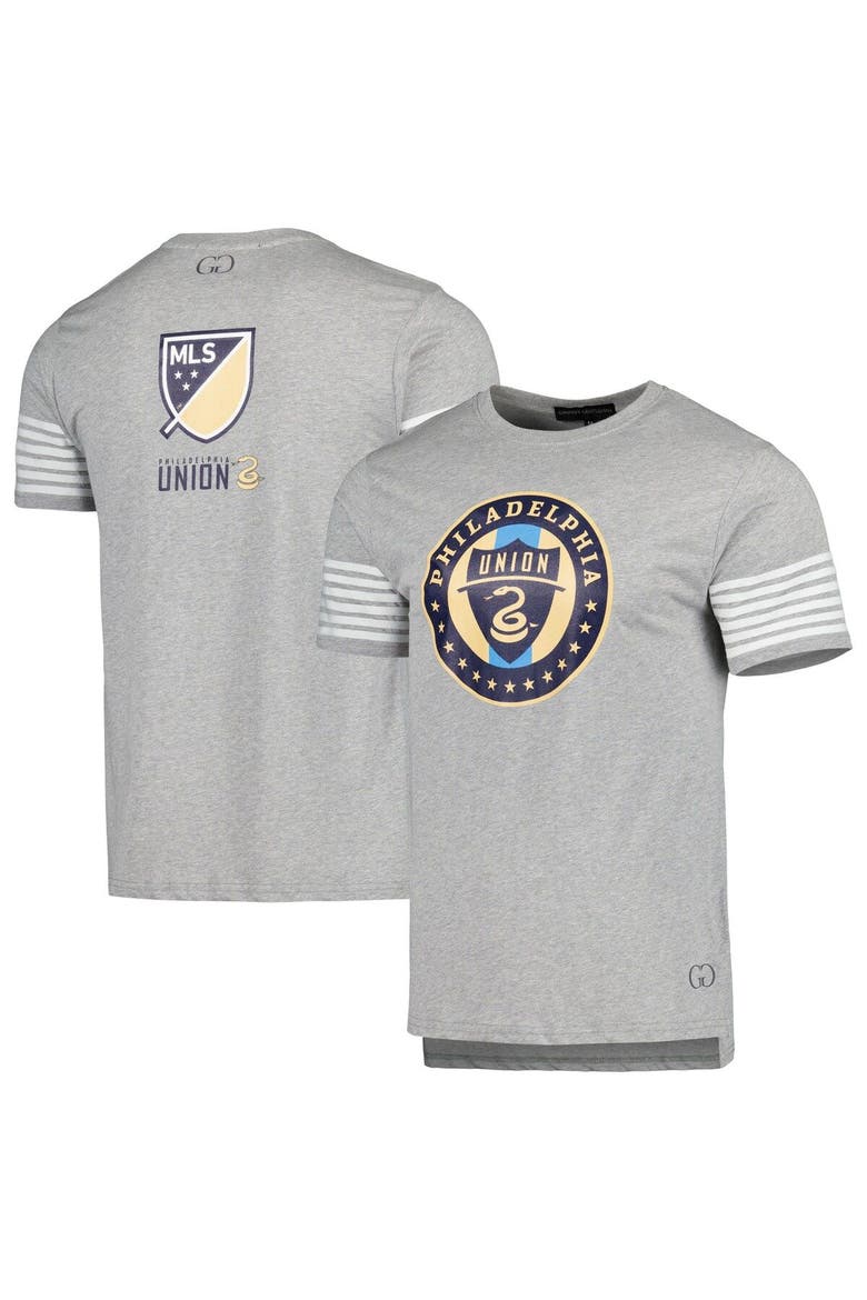 Men's Grungy Gentleman Heather Gray Philadelphia Union T-Shirt, Main, color, Heather Gray
