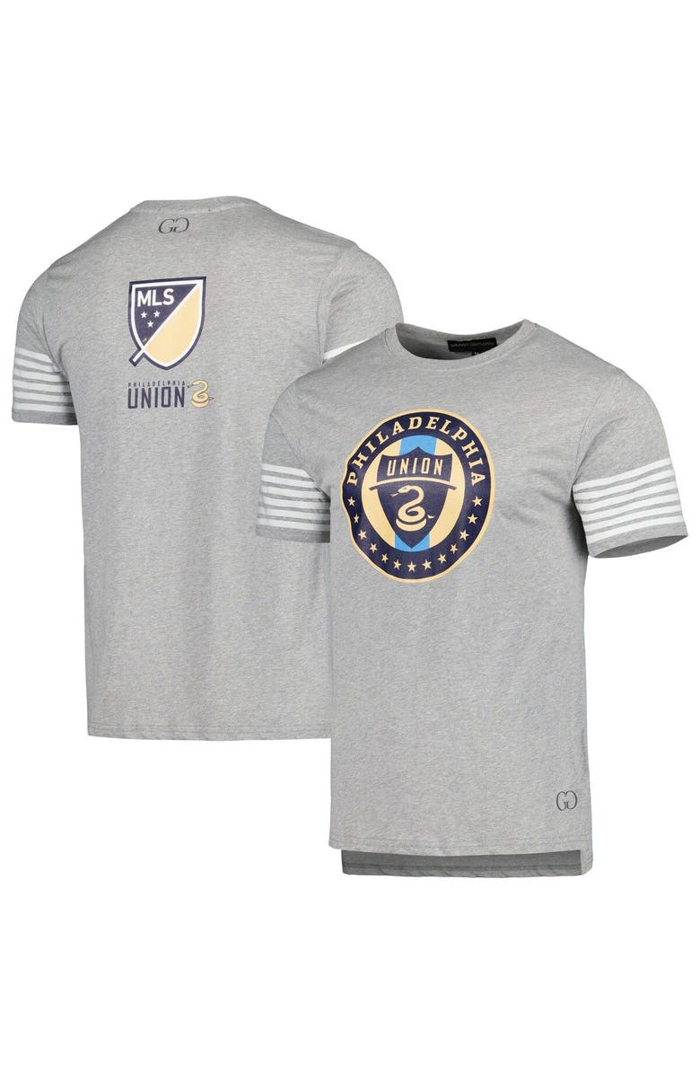GRUNGY GENTLEMAN Men's Grungy Gentleman Heather Gray Philadelphia Union T-Shirt, Main, color, Heather Gray