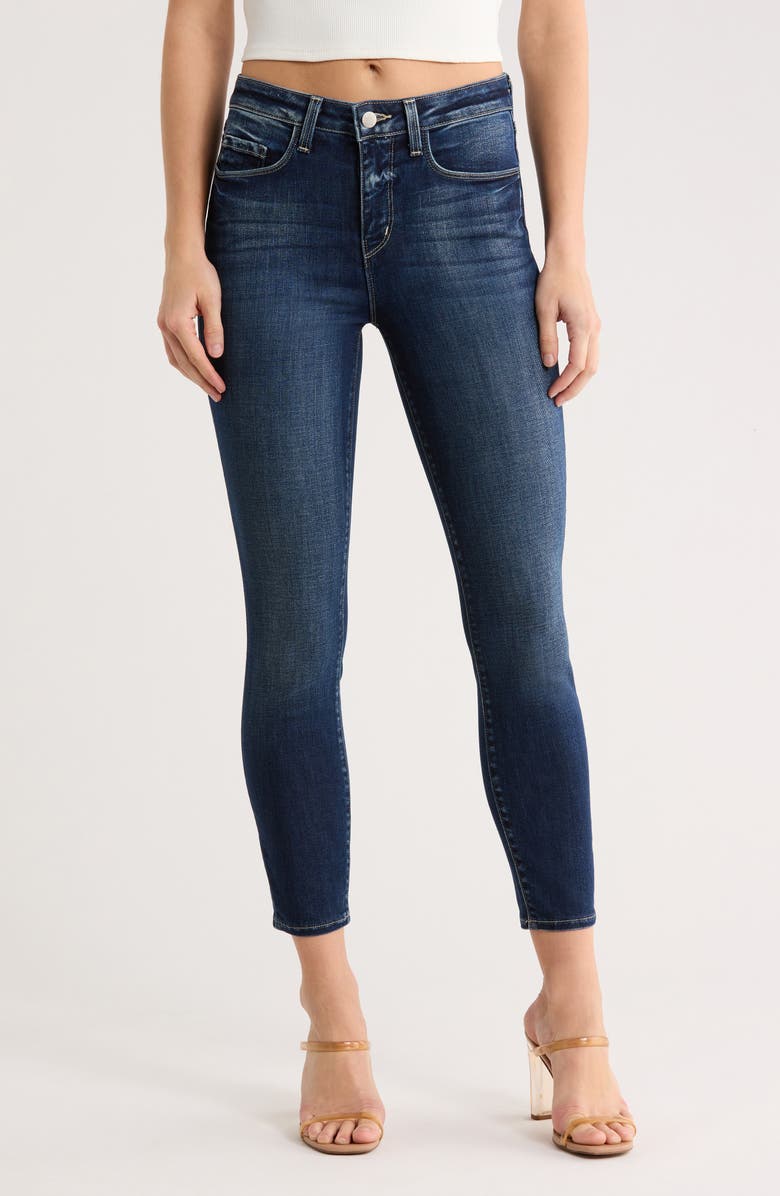 L'AGENCE Margot High Waist Crop Skinny Jeans, Main, color, Lavelle