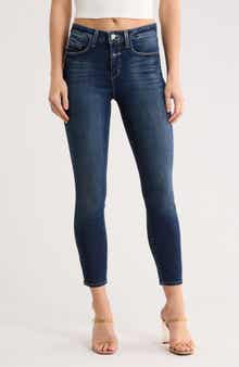L'AGENCE Margot High Waist Crop Skinny Jeans