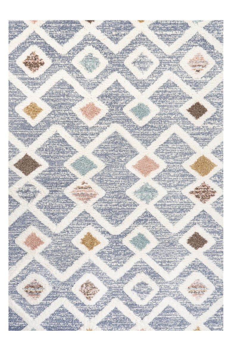 JONATHAN Y Monique Trellis High-Low Area Rug, Alternate, color, Multi/Gray