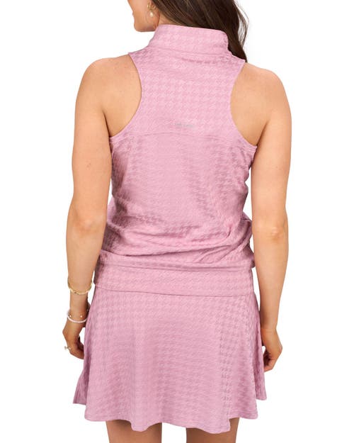 Black Clover Lynx Sleeveless Polo In Pink