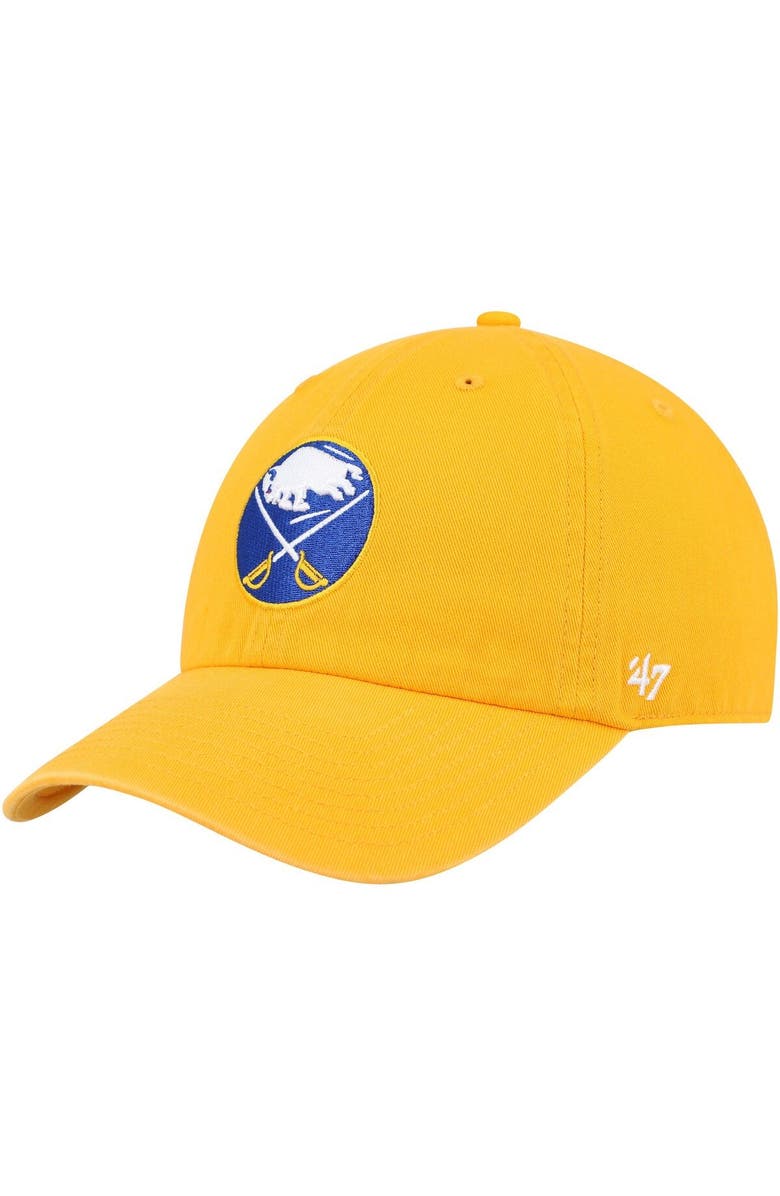 '47 Men's '47 Gold Buffalo Sabres Clean Up Adjustable Hat, Main, color, Gold
