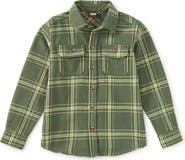 Tea Collection Flannel Button Up Shirt